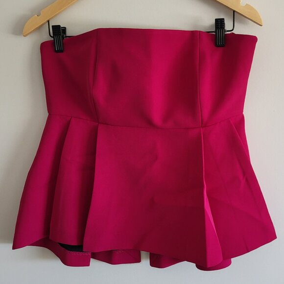 Zara Swing Hem Bustier Top Size Large - Picture 3 of 7
